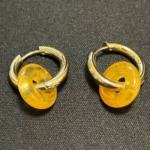 NEW // 2 in 1 Gold Hoops